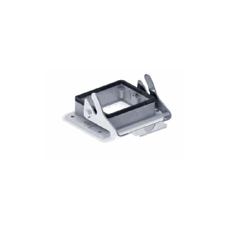Embase encastrée 32B, Aluminium moulé sous pression, acier inoxydable, IP67, Sortie basse